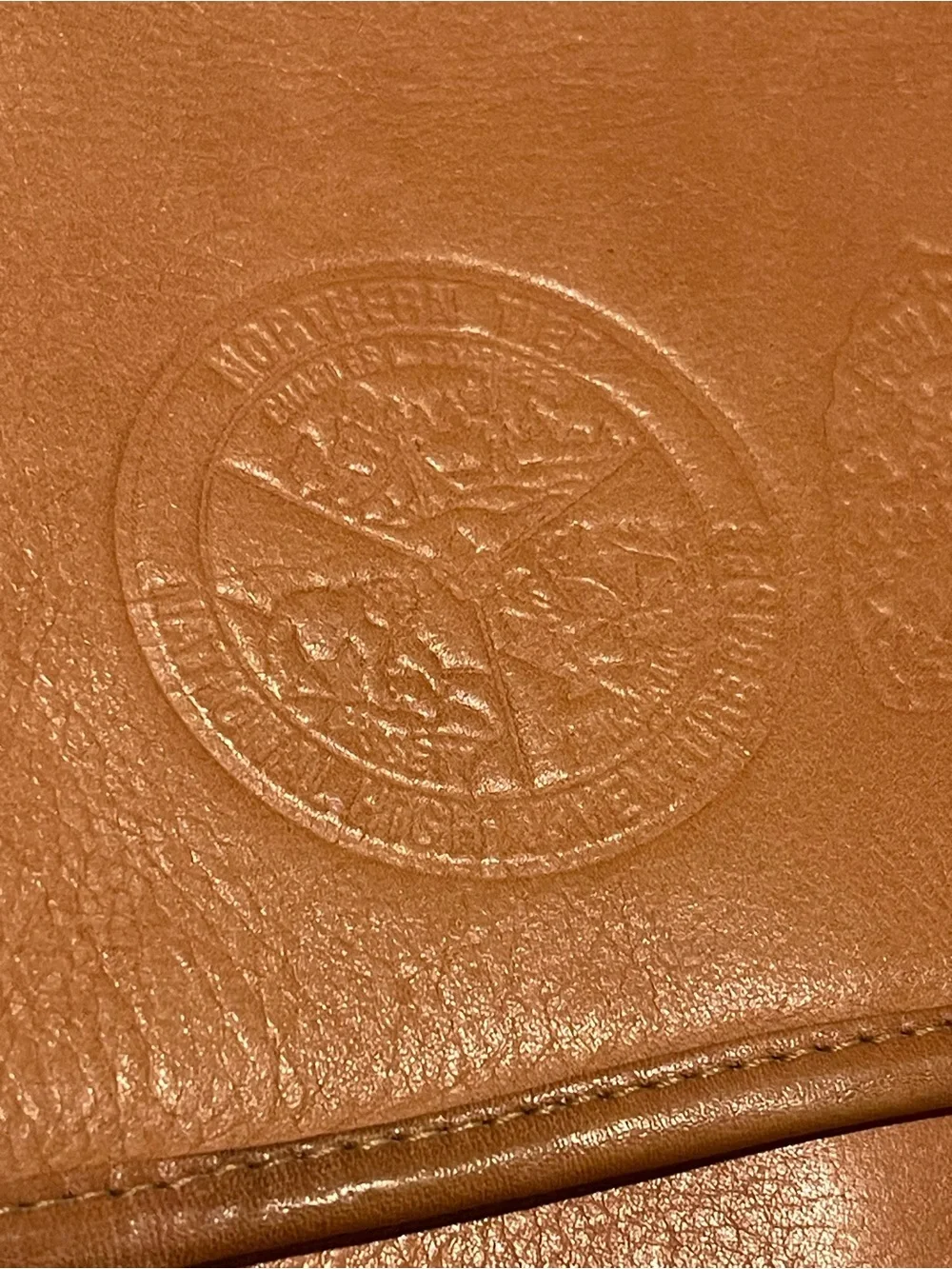 Leather Messenger/Satchel/Briefcase Bag - Tan Piel Brand Northern Tier Scouts